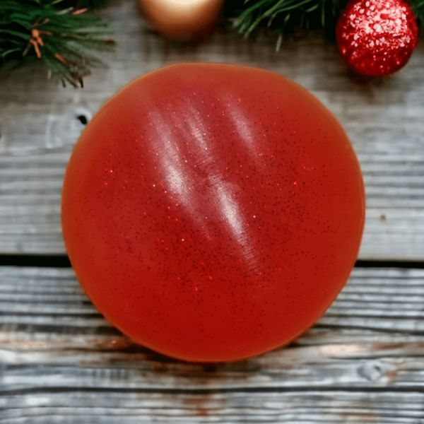 Χριστουγεννιάτικο Μπάλα Σαπούνι (Κόκκινη)