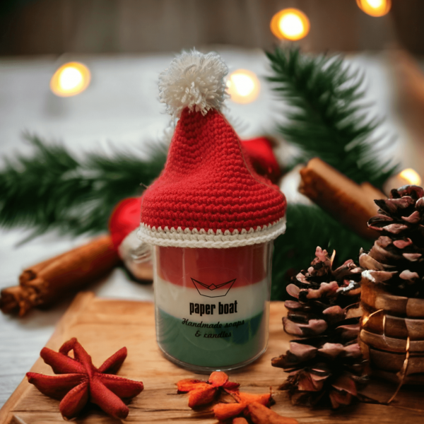 Aromatic Christmas Candle with Christmas Spice fragrance