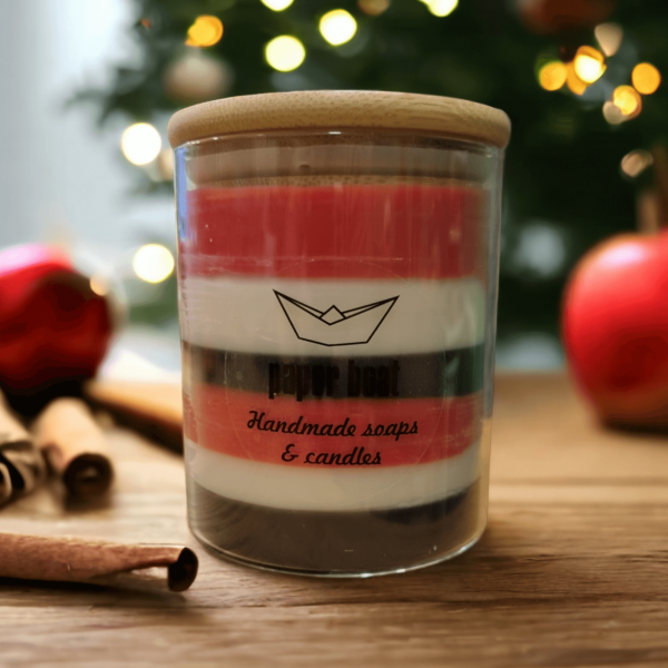 Κερί Σόγιας με άρωμα Christmas Spice