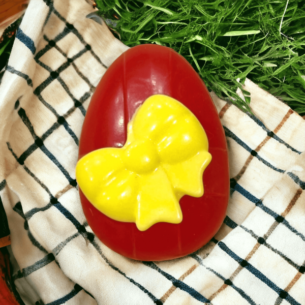 Easter egg soap with Pink Shell fragrance