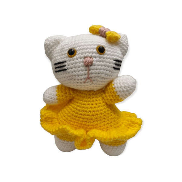 Χειροποίητο Πλεκτό Amigurumi Hello Kitty