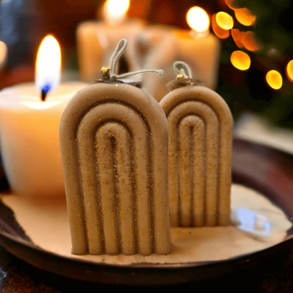 Αρωματικό Κερί Σόγιας με σχήμα Αψίδας (Christmas Spice)