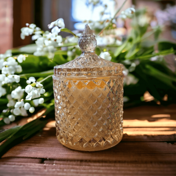Αρωματικό Κερί Σόγιας με σχήμα καρδιάς και άρωμα Macaron