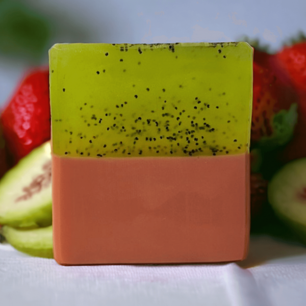 Σαπούνι με άρωμα Φράουλα και Ακτινίδιο